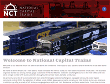 Tablet Screenshot of nationalcapitaltrains.com